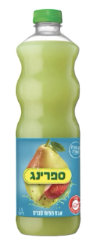 Spring - Bottle - Pear Apple Sabra Fruit (1.5L)