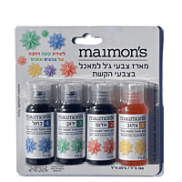 Maimon's - Gel Food Coloring 4 Pack (0.8 Fl oz x 4)
