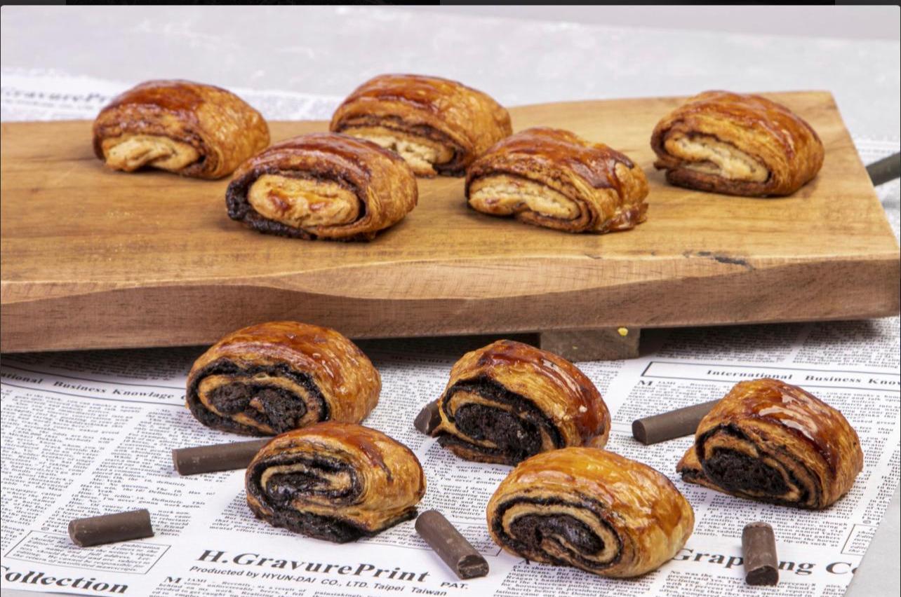 FROZEN - PARVE - Pastry Duet Chocolate & Halva (5kg/11lbs)