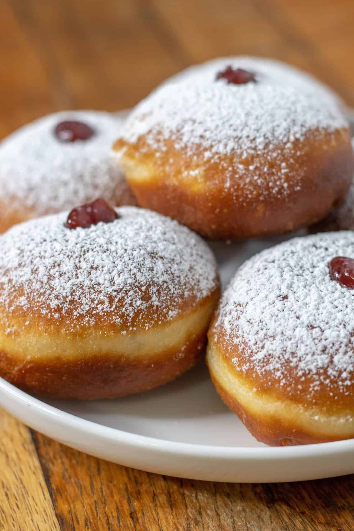FROZEN - PARVE - Sufganiyot Mini (Donuts) w/ Jelly (60 donuts) (3.1kg/6.1lbs)