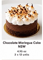 La Marguerite - Chocolate Meringue Cake (4.95oz)