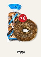 Just Bagels - Bagels Poppy 6pk (4oz)